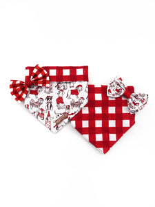 Barking All the Way Reversible XMAS Bandana